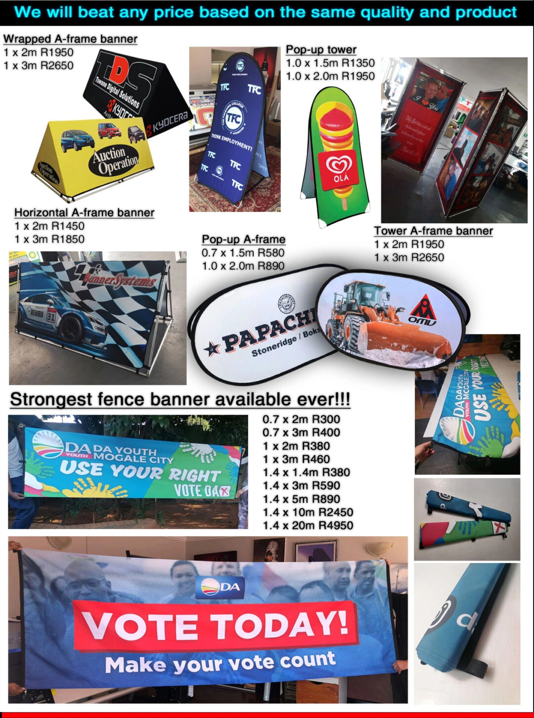 Flags and banners and branded gazebo manufacturing company Producing quality branded gazebos, flags and banners at unbeatable rates