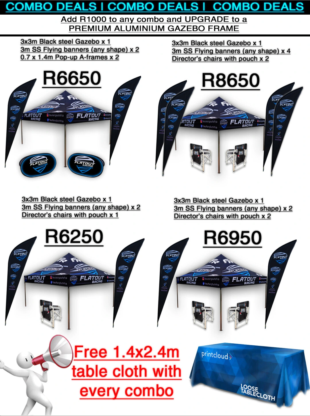Flags and banners and branded gazebo manufacturing company Producing quality branded gazebos, flags and banners at unbeatable rates