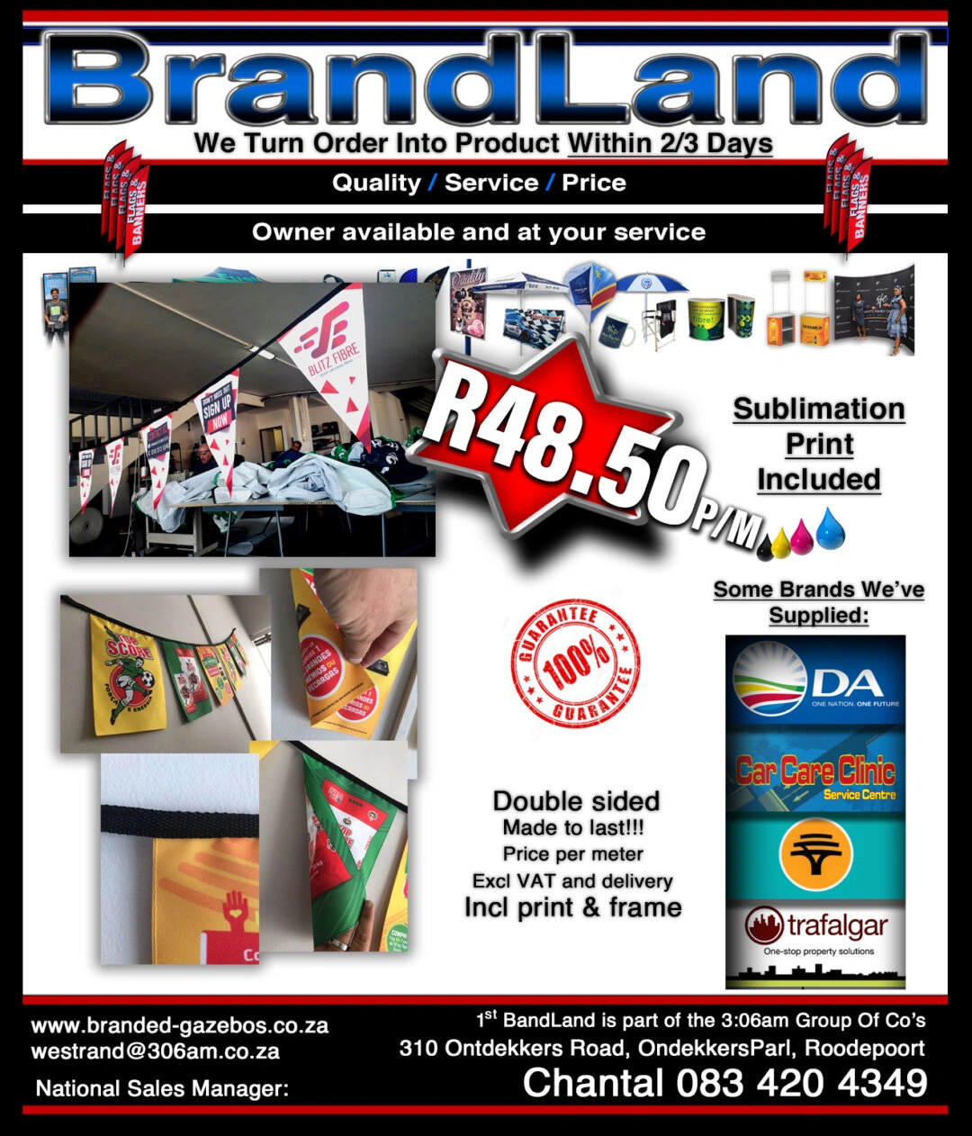Flags and banners Budget flags and banners direct from the largest flag and banner factory in SA