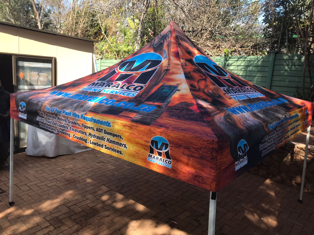 Branded gazebos We are the largest branded gazebo factory in South Africa and supply direct