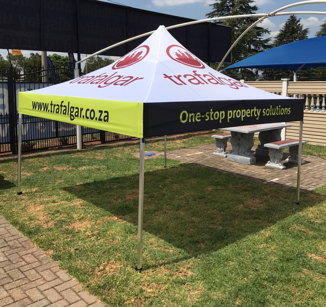 Branded gazebos We are the largest branded gazebo factory in South Africa and supply direct