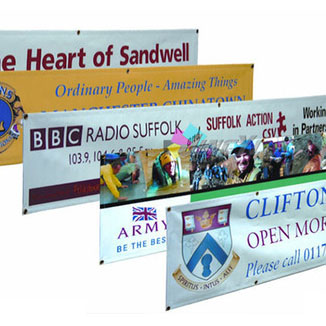 Just flags and banners and other branded display media supplier to the industry,