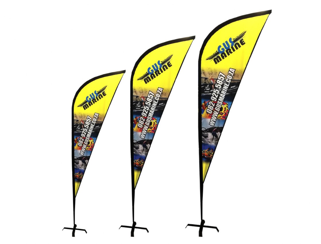 Just flags and banners and other branded display media supplier to the industry,