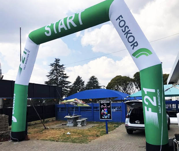 Budget flags and banners direct from the largest flag and banner factory in SA and we also manufacture giant inflatables for any event 